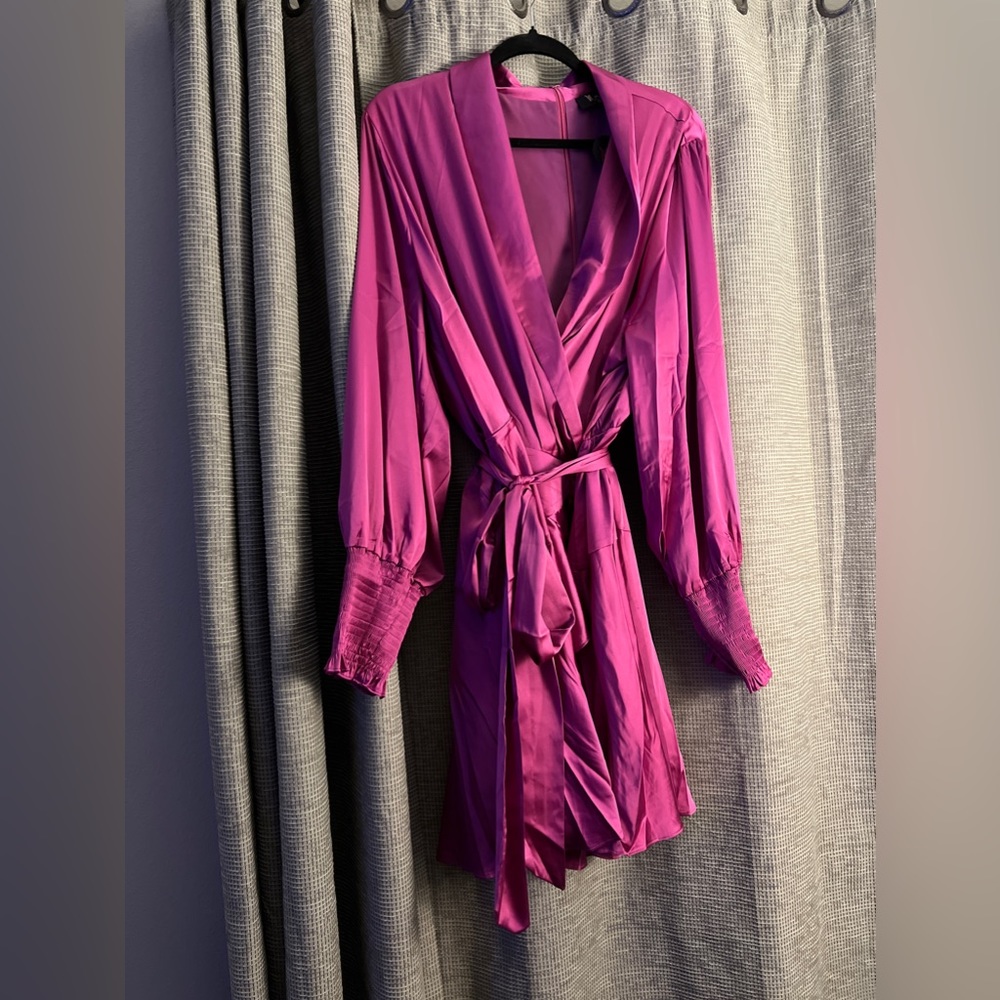 3x satin dress
